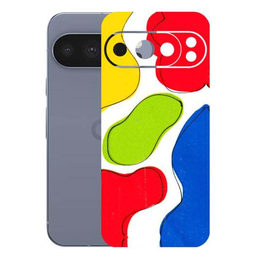 Google Pixel Phone Skins (All Models) - RGB Colour Paint - 3D Embossed Finish (L-284) Google Pixel 10 Pro