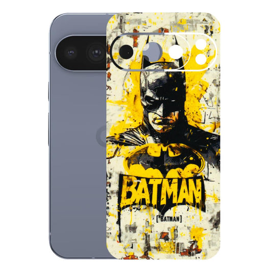 Google Pixel Phone Skins (All Models) - Batman Yellow BT - 3D Embossed Finish (L-304) Google Pixel 10 Pro