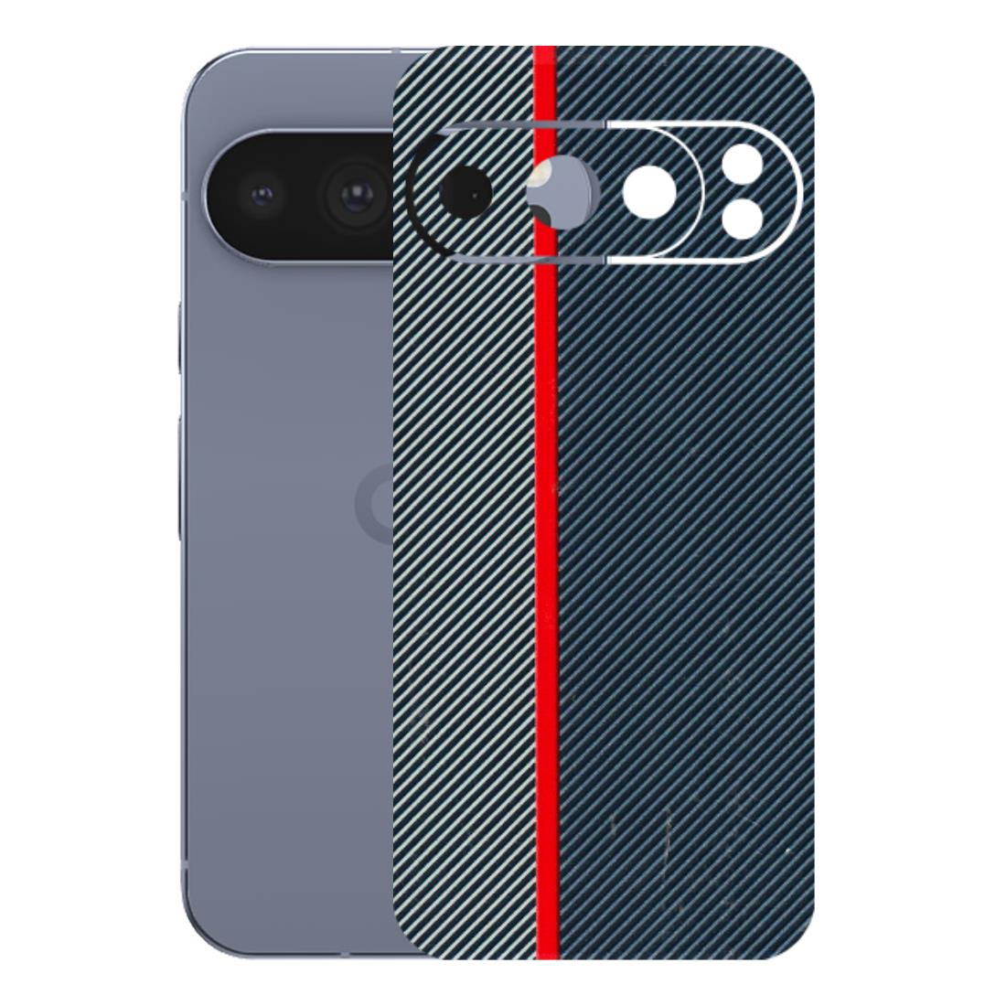 Google Pixel Phone Skins (All Models) - Blue Sober Lines - 3D Embossed Finish (L-305) Google Pixel 10 Pro