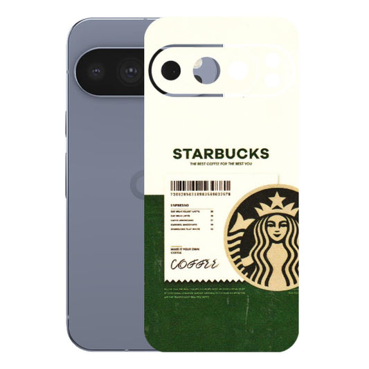 Google Pixel Phone Skins (All Models) - Starbucks Barcode - 3D Embossed Finish (L-308) Google Pixel 10 Pro