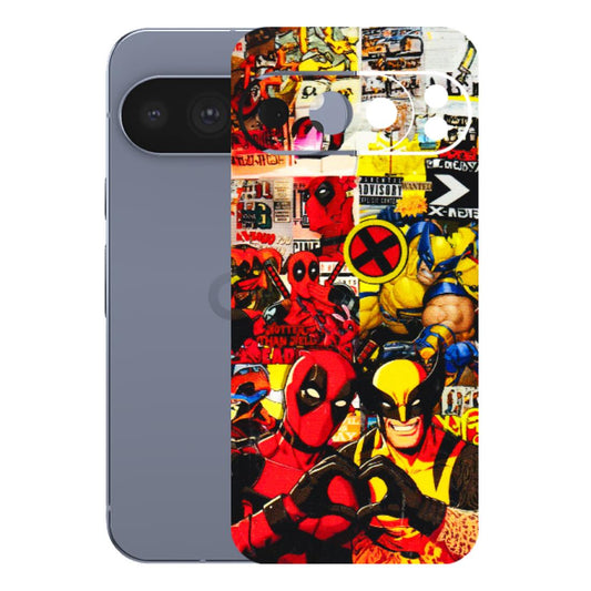 Google Pixel Phone Skins (All Models) - Spidy Wolverine - 3D Embossed Finish (L-310) Google Pixel 10 Pro
