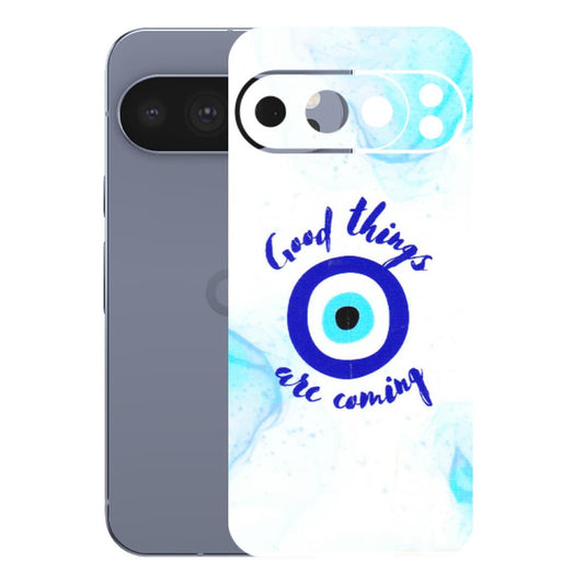 Google Pixel Phone Skins (All Models) - Evil Eye Good Things Are Coming - 3D Embossed Finish (L-322) Google Pixel 10 Pro