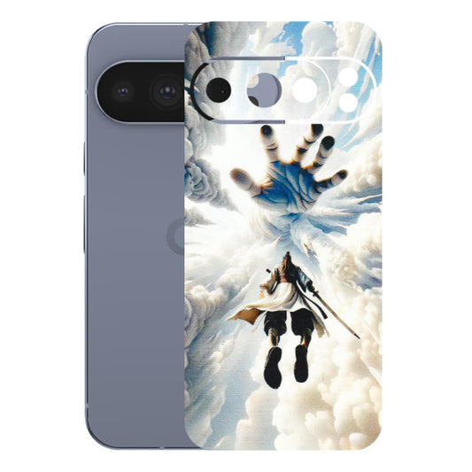 Google Pixel Phone Skins (All Models) - Big Hand With Monkey King - 3D Embossed Finish (L-323) Google Pixel 10 Pro