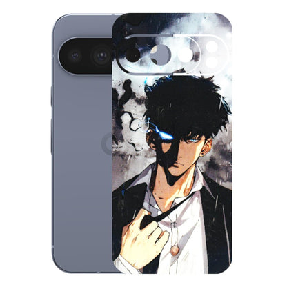 Google Pixel Phone Skins (All Models) - Sung Jinwoo Manhwa Anime - 3D Embossed Finish (L-328) Google Pixel 10 Pro