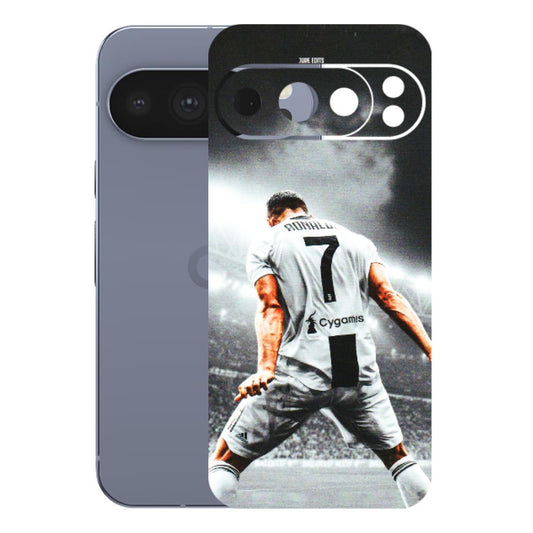Google Pixel Phone Skins (All Models) - Ronaldo CR7 Crazy - 3D Embossed Finish (L-44) Google Pixel 10 Pro