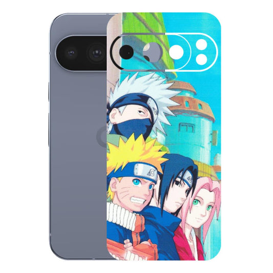 Google Pixel Phone Skins (All Models) - Team Minato And Kakashi - Matte Finish (M-101) Google Pixel 10 Pro