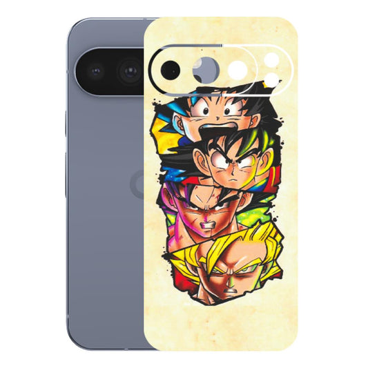 Google Pixel Phone Skins (All Models) - Angry Multi Anime - Matte Finish (M-113) Google Pixel 10 Pro