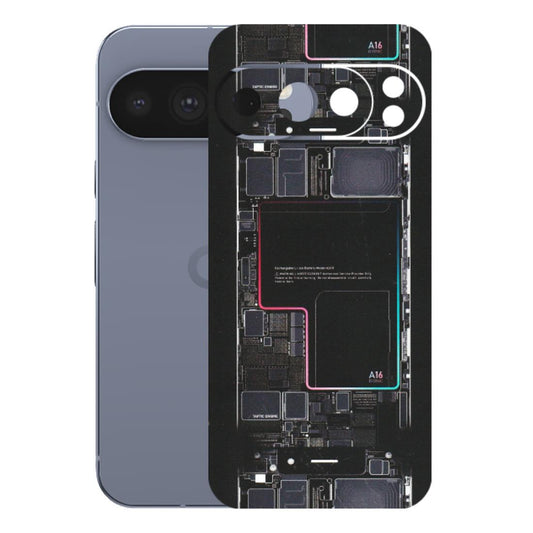 Google Pixel Phone Skins (All Models) - Motherboard Circuit Layout - Matte Finish (M-117) Google Pixel 10 Pro
