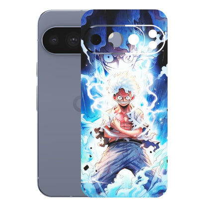 Google Pixel Phone Skins (All Models) - Blue Thunder Luffy Anime - Matte Finish (M-132) Google Pixel 10 Pro