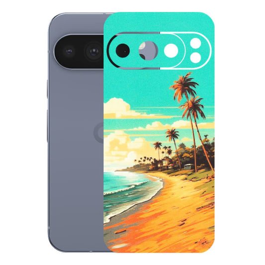 Google Pixel Phone Skins (All Models) - Miami Beach - Matte Finish (M-136) Google Pixel 10 Pro