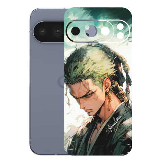 Google Pixel Phone Skins (All Models) - New Roronoa Zoro One Picece Anime - Matte Finish (M-140) Google Pixel 10 Pro