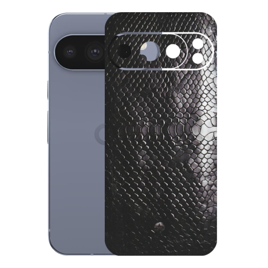 Google Pixel Phone Skins (All Models) - Black Snack Leather - Matte Finish (M-147) Google Pixel 10 Pro