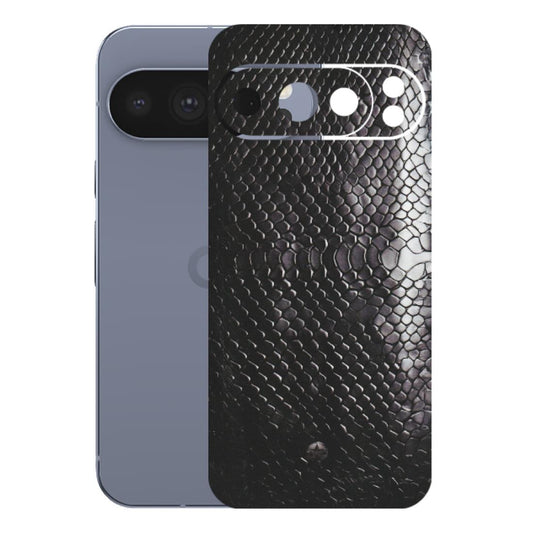 Google Pixel Phone Skins (All Models) - Black Snack Leather - Matte Finish (M-147) Google Pixel 10 Pro