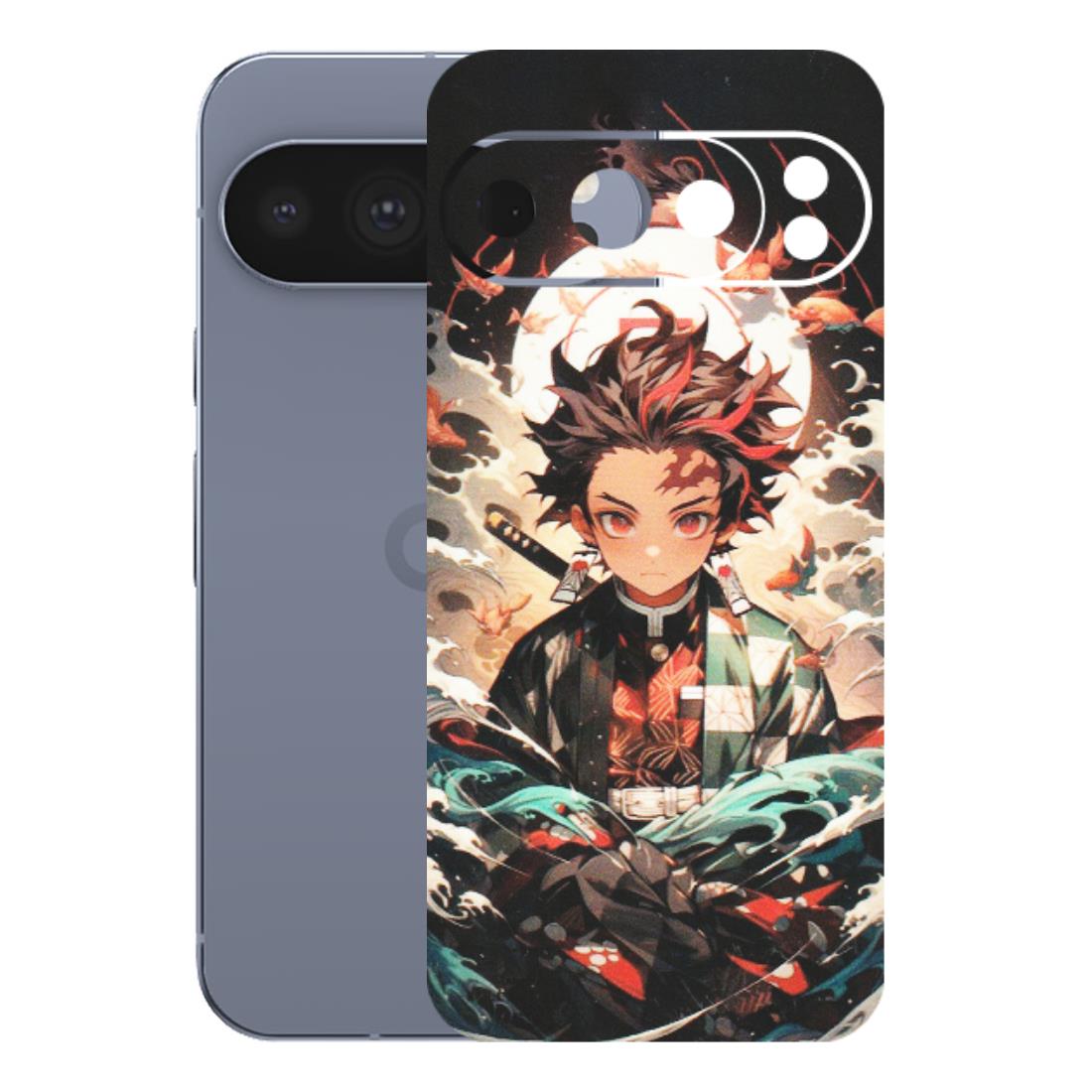 Google Pixel Phone Skins (All Models) - Tanjiro Demon Slayer Anime - Matte Finish (M-158) Google Pixel 10 Pro