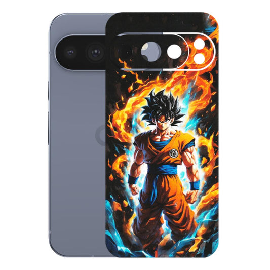 Google Pixel Phone Skins (All Models) - Goku Transformation Anime - Matte Finish (M-159) Google Pixel 10 Pro