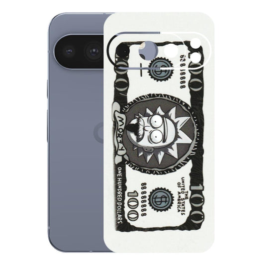 Google Pixel Phone Skins (All Models) - Rick And Morty Hundred Dollar Anime - Matte Finish (M-161) Google Pixel 10 Pro