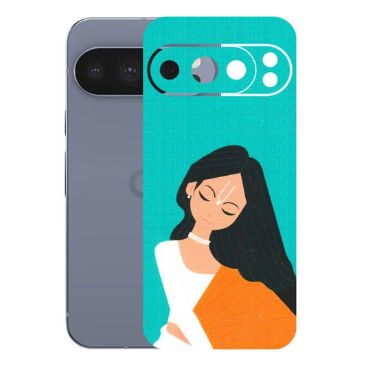 Google Pixel Phone Skins (All Models) - Radhe Radhe With Hindu Symbol - Matte Finish (M-164) Google Pixel 10 Pro