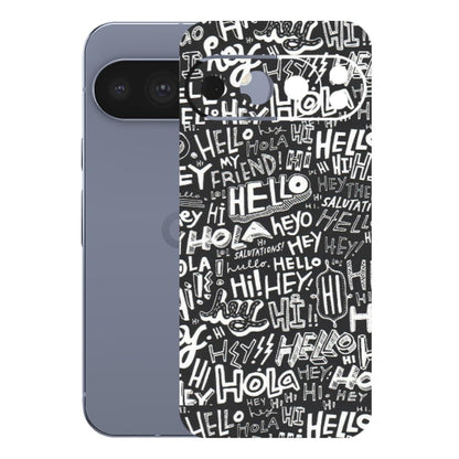 Google Pixel Phone Skins (All Models) - Hi Hello Doodles - Matte Finish (M-25) Google Pixel 10 Pro