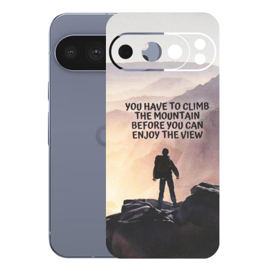 Google Pixel Phone Skins (All Models) - Motivational Hiking Mountain - Matte Finish (M-28) Google Pixel 10 Pro