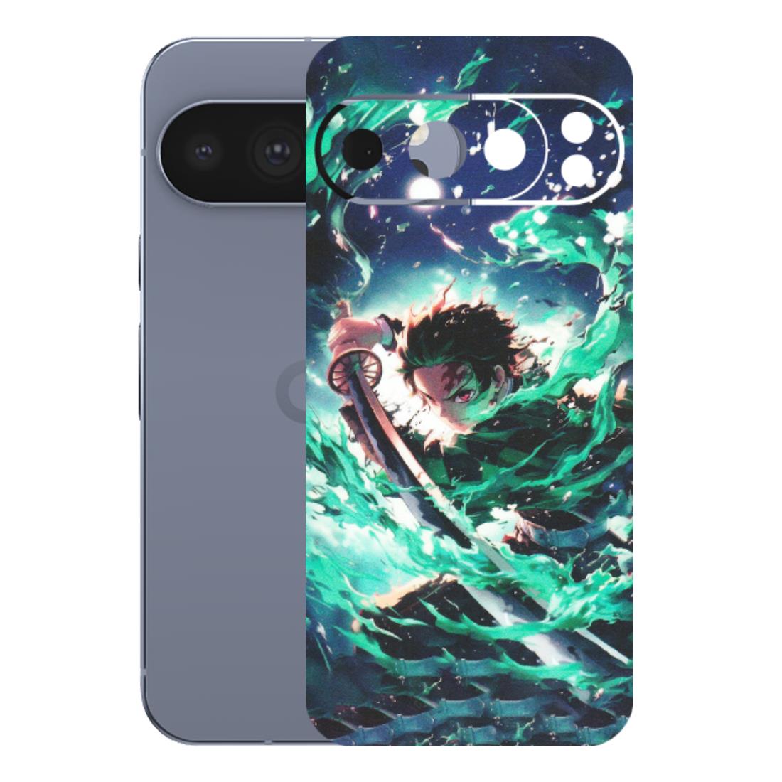 Google Pixel Phone Skins (All Models) - Sword Fighter Anime - Matte Finish (M-29) Google Pixel 10 Pro
