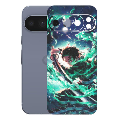 Google Pixel Phone Skins (All Models) - Sword Fighter Anime - Matte Finish (M-29) Google Pixel 10 Pro