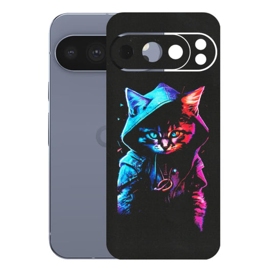 Google Pixel Phone Skins (All Models) - Cyberpunk Cat - Matte Finish (M-45) Google Pixel 10 Pro
