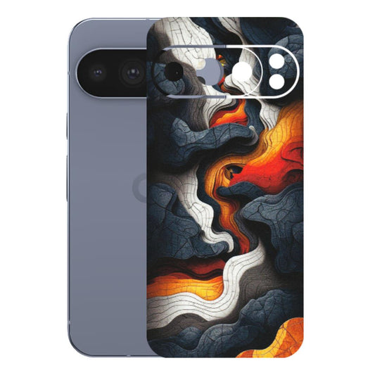 Google Pixel Phone Skins (All Models) - Abstract Volcanic Layers - Matte Finish (M-52) Google Pixel 10 Pro