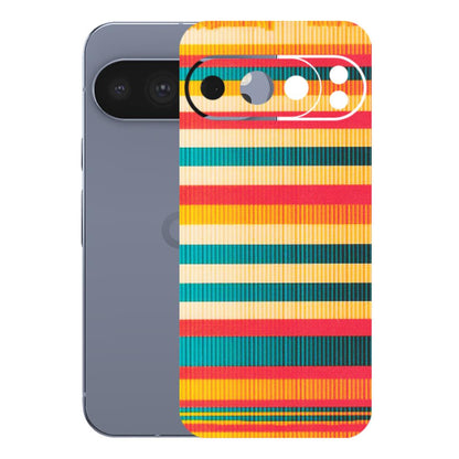 Google Pixel Phone Skins (All Models) - Colourful Stripes Soothing Effect - Matte Finish (M-86) Google Pixel 10 Pro