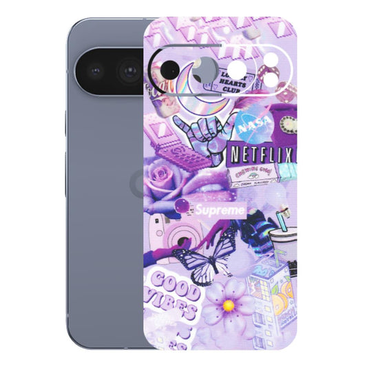 Google Pixel Phone Skins (All Models) - Supreme Purple Magic - Matte Finish (M-88) Google Pixel 10 Pro