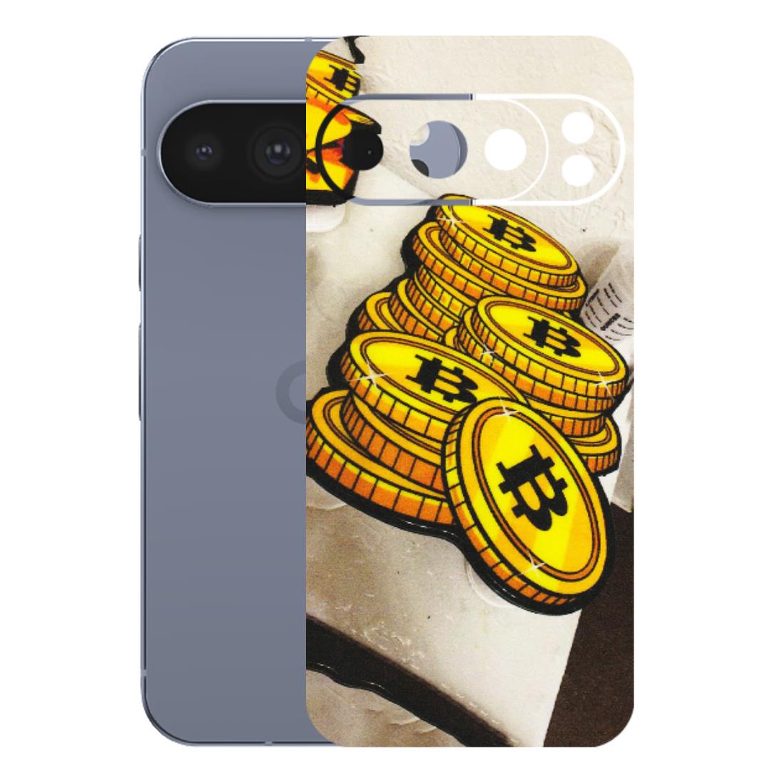 Google Pixel Phone Skins (All Models) - Billionaire Bitcoin Collection - Matte Finish (M-92) Google Pixel 10 Pro
