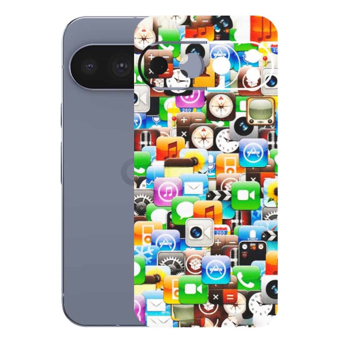 Google Pixel Phone Skins (All Models) - All Apple Icons - Matte Finish (M-93) Google Pixel 10 Pro