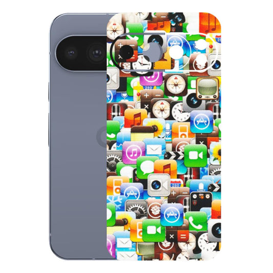 Google Pixel Phone Skins (All Models) - All Apple Icons - Matte Finish (M-93) Google Pixel 10 Pro