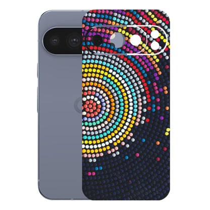 Google Pixel Phone Skins (All Models) - Rainbow Dot Mandala - Matte Finish (M-97) Google Pixel 10 Pro