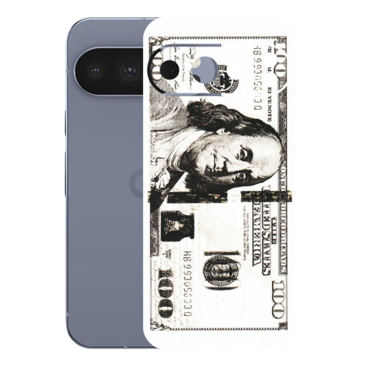 Google Pixel Phone Skins (All Models) - 100 Dollar Currency - Transparent Finish (T-01) Google Pixel 10 Pro