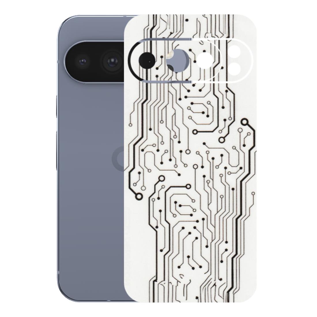 Google Pixel Phone Skins (All Models) - Tech Circuits - Transparent Finish (T-03) Google Pixel 10 Pro
