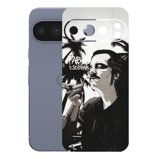 Google Pixel Phone Skins (All Models) - Pab Escobar - Transparent Finish (T-05) Google Pixel 10 Pro