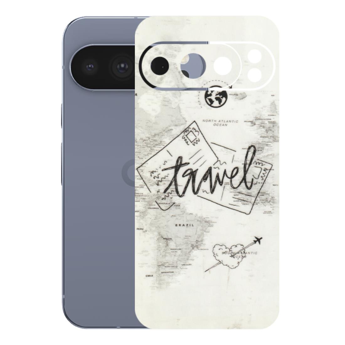 Google Pixel Phone Skins (All Models) - Travel Ticket - Transparent Finish (T-06) Google Pixel 10 Pro