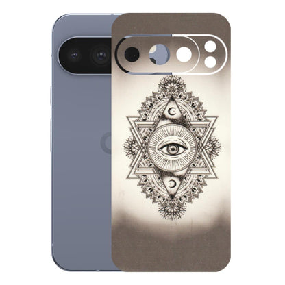 Google Pixel Phone Skins (All Models) - Illuminati Great Eye - Transparent Finish (T-14) Google Pixel 10 Pro