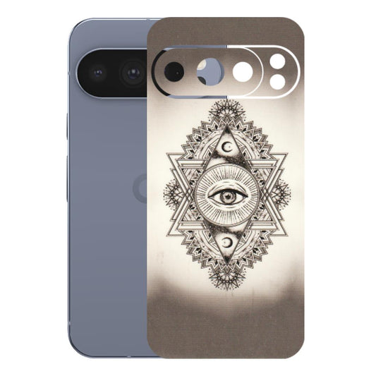 Google Pixel Phone Skins (All Models) - Illuminati Great Eye - Transparent Finish (T-14) Google Pixel 10 Pro