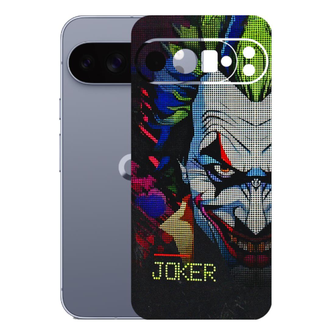 Google Pixel Phone Skins (All Models) - Joker Dot Matrix - 3D Embossed Finish (L-08) Google Pixel 10 Pro XL