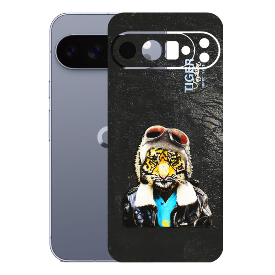Google Pixel Phone Skins (All Models) - Rider Tiger - 3D Embossed Finish (L-113) Google Pixel 10 Pro XL