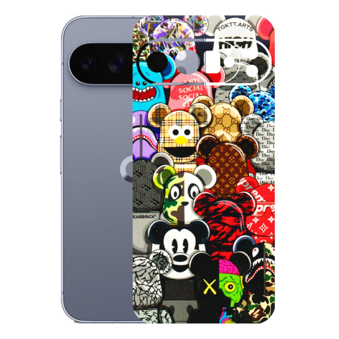 Google Pixel Phone Skins (All Models) - More Mickey Mouses - 3D Embossed Finish (L-118) Google Pixel 10 Pro XL