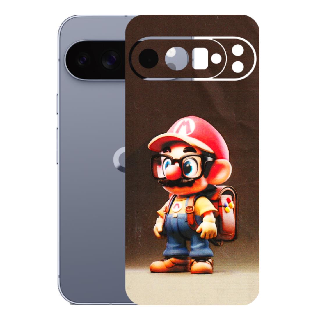 Google Pixel Phone Skins (All Models) - Little Mario - 3D Embossed Finish (L-119) Google Pixel 10 Pro XL