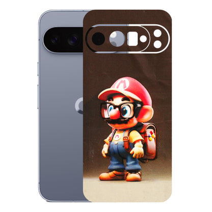 Google Pixel Phone Skins (All Models) - Little Mario - 3D Embossed Finish (L-119) Google Pixel 10 Pro XL