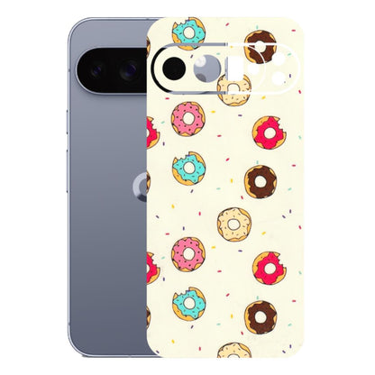 Google Pixel Phone Skins (All Models) - Mini Donuts Doodle Art - 3D Embossed Finish (L-122) Google Pixel 10 Pro XL