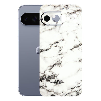 Google Pixel Phone Skins (All Models) - Black and White Marble Texture - 3D Embossed Finish (L-124) Google Pixel 10 Pro XL