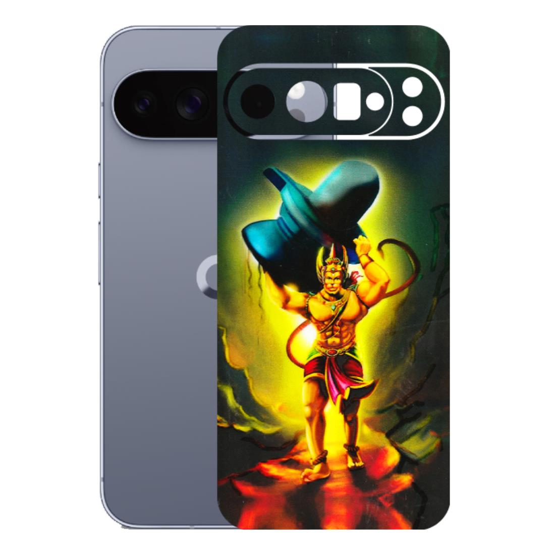 Google Pixel Phone Skins (All Models) - Hanuman Ji - 3D Embossed Finish (L-128) Google Pixel 10 Pro XL