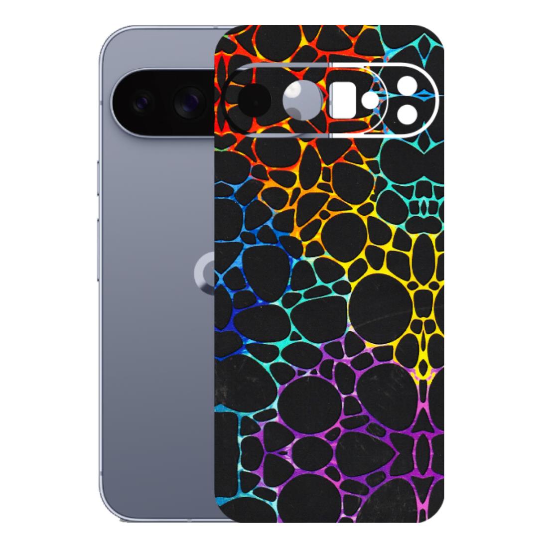 Google Pixel Phone Skins (All Models) - Abstract Art MultiColour - 3D Embossed Finish (L-133) Google Pixel 10 Pro XL
