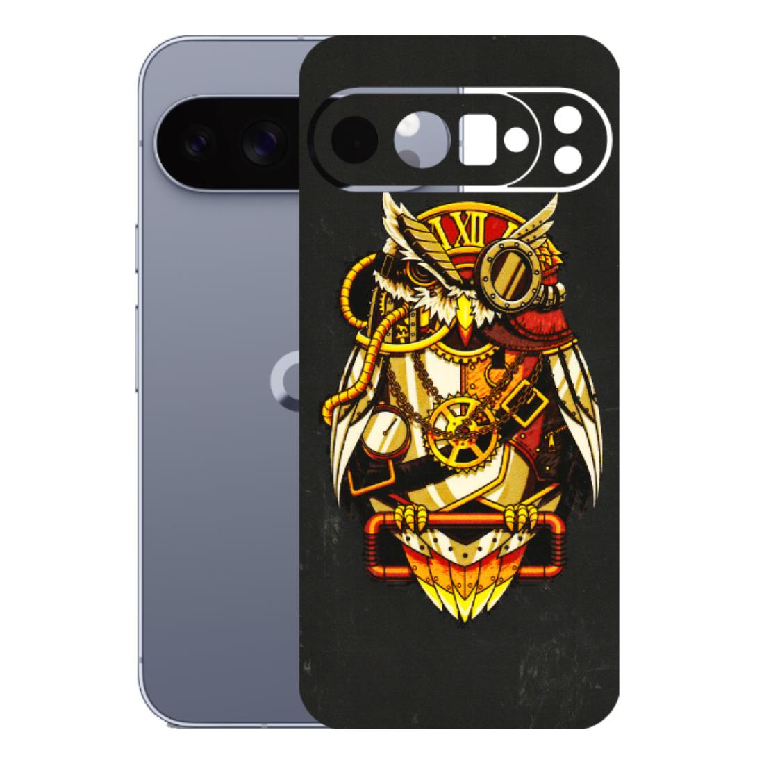 Google Pixel Phone Skins (All Models) - Classy Smart Owl - 3D Embossed Finish (L-144) Google Pixel 10 Pro XL