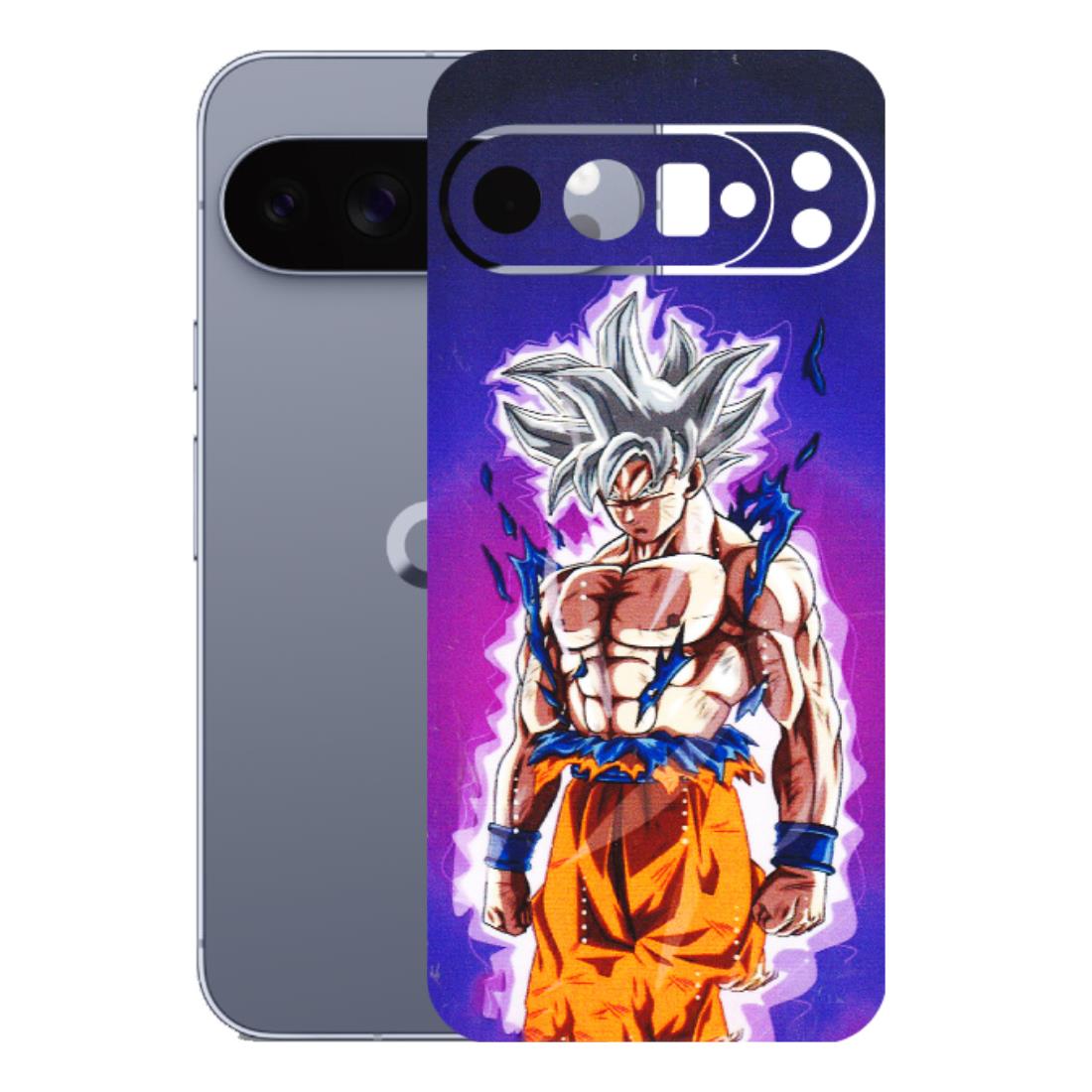 Google Pixel Phone Skins (All Models) - Goku Purple Anime - 3D Embossed Finish (L-147) Google Pixel 10 Pro XL